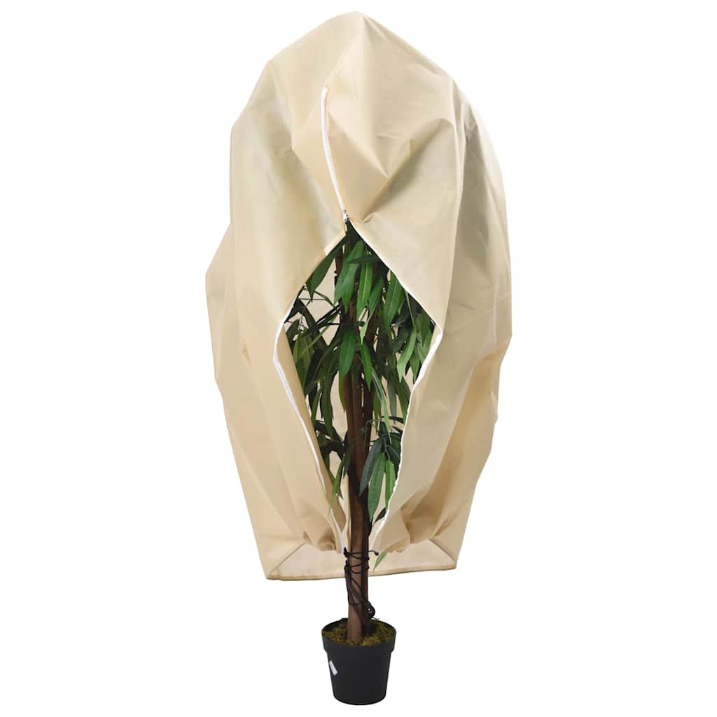 NEIHAL Plant Fleece Covers with Zip 2 pcs 70 gsm 1x1.55 m