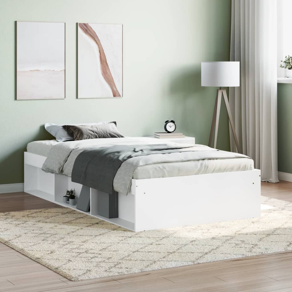 Bed Frame White 90x200 cm