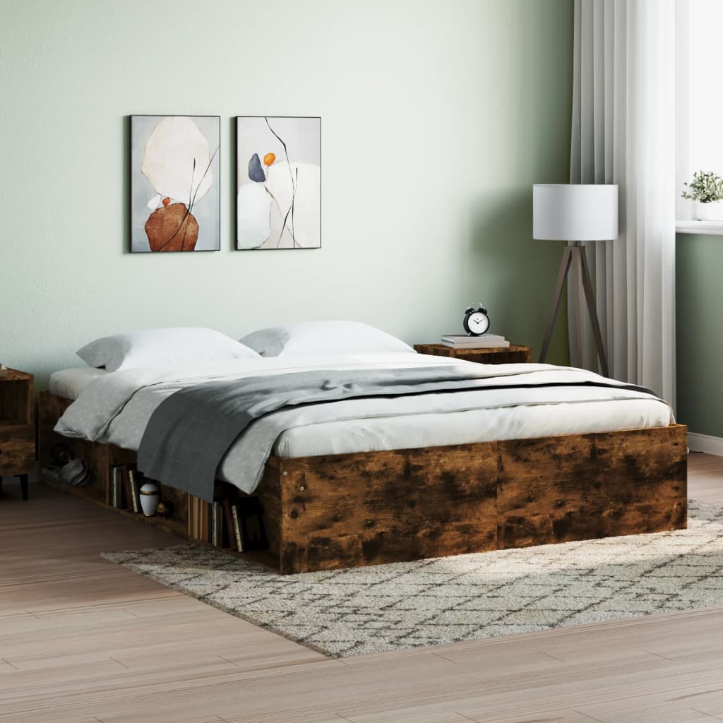 Bedframe Smoked Oak 140x190cm