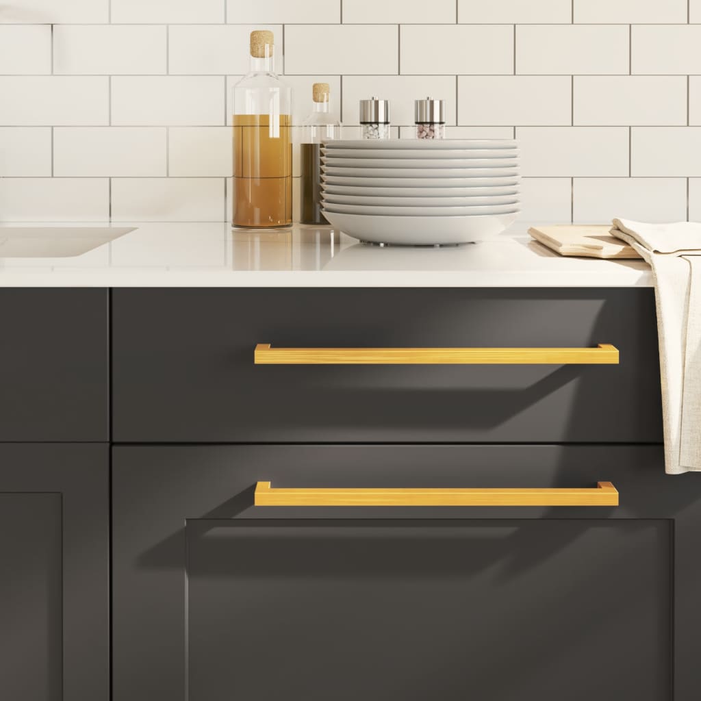 Cabinet Handles 5 Pcs Gold 320mm Stainless Steel