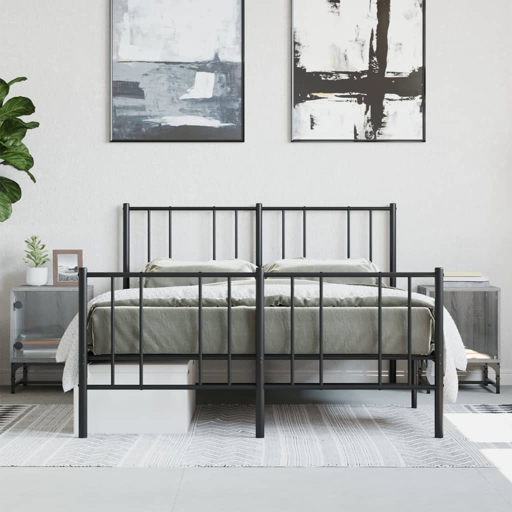 Bedside Table - LORRAINE 2 Piece Nightstand Grey Sonoma 35cm