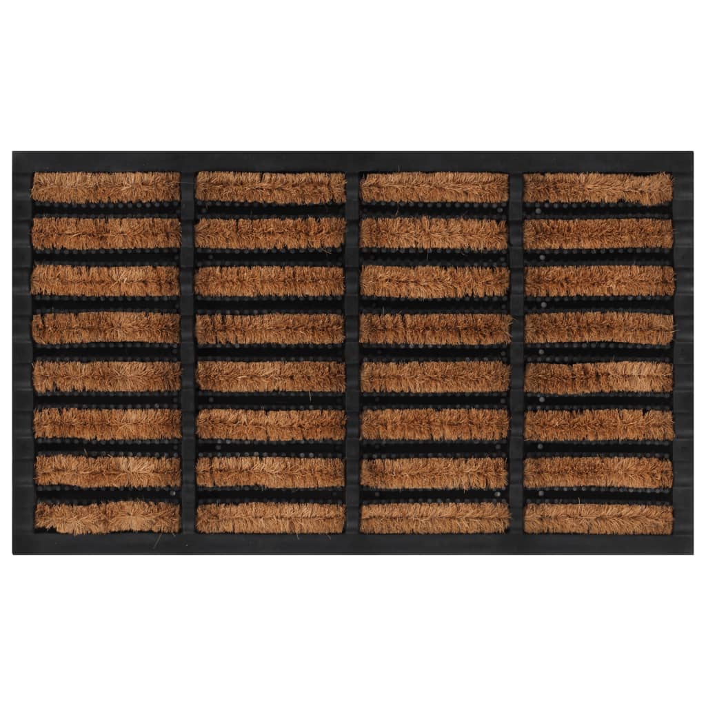 Door Mat Rectangular 45x75cm Rubber and Coir
