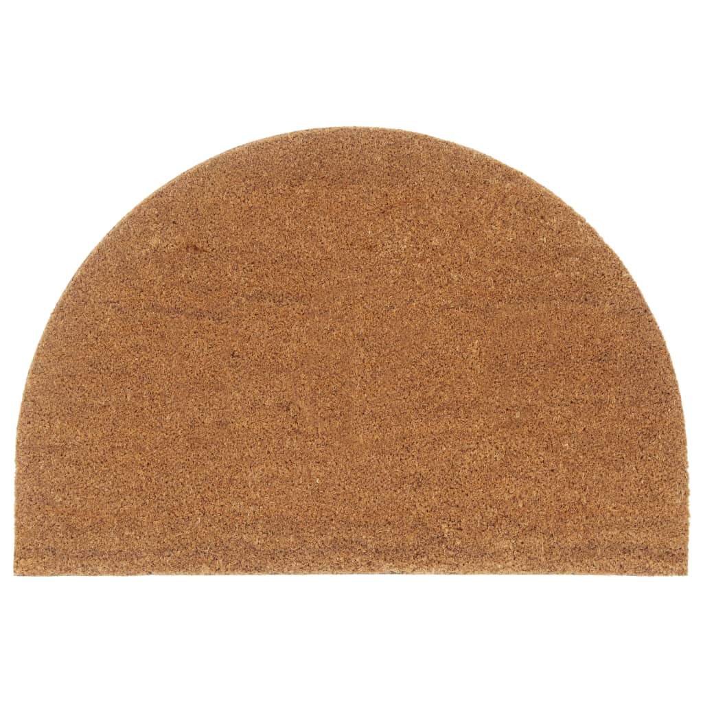 Door Mat Natural Half Round 60x90cm Tufted Coir