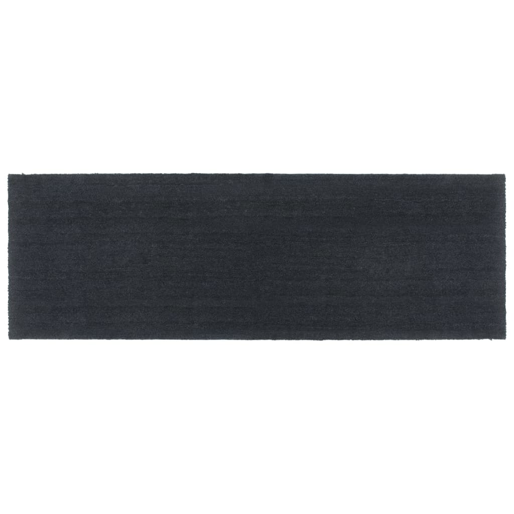 Door Mat Dark Grey 100x300cm Tufted Coir
