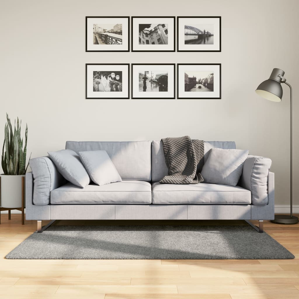 Shaggy Rug High Pile Modern Green 80x150cm