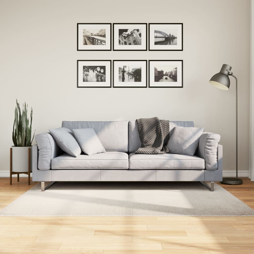 Rug IZA Short Pile Scandinavian Look Cream 120x170cm