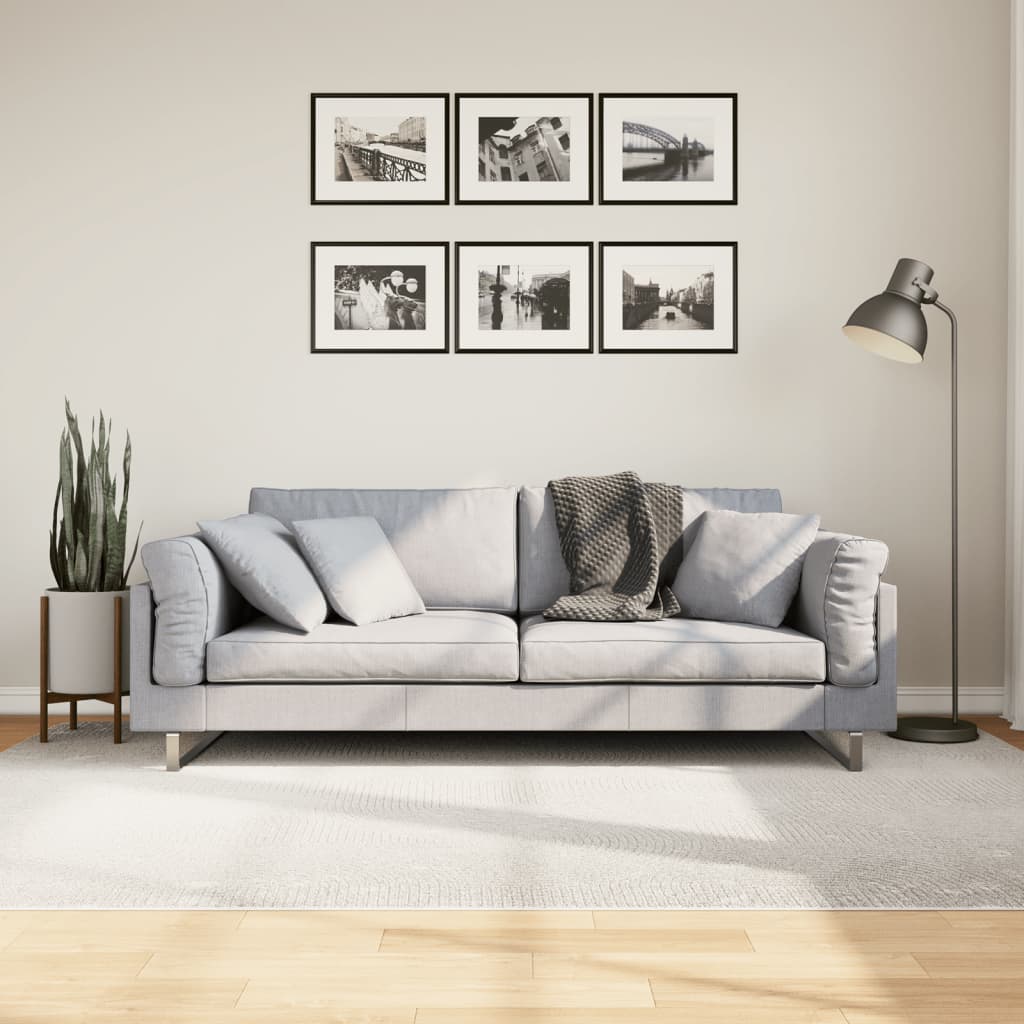 Rug IZA Short Pile Scandinavian Look Cream 160x230cm