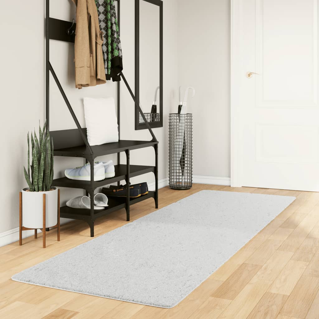 Rug OVIEDO Short Pile Grey 80x250cm