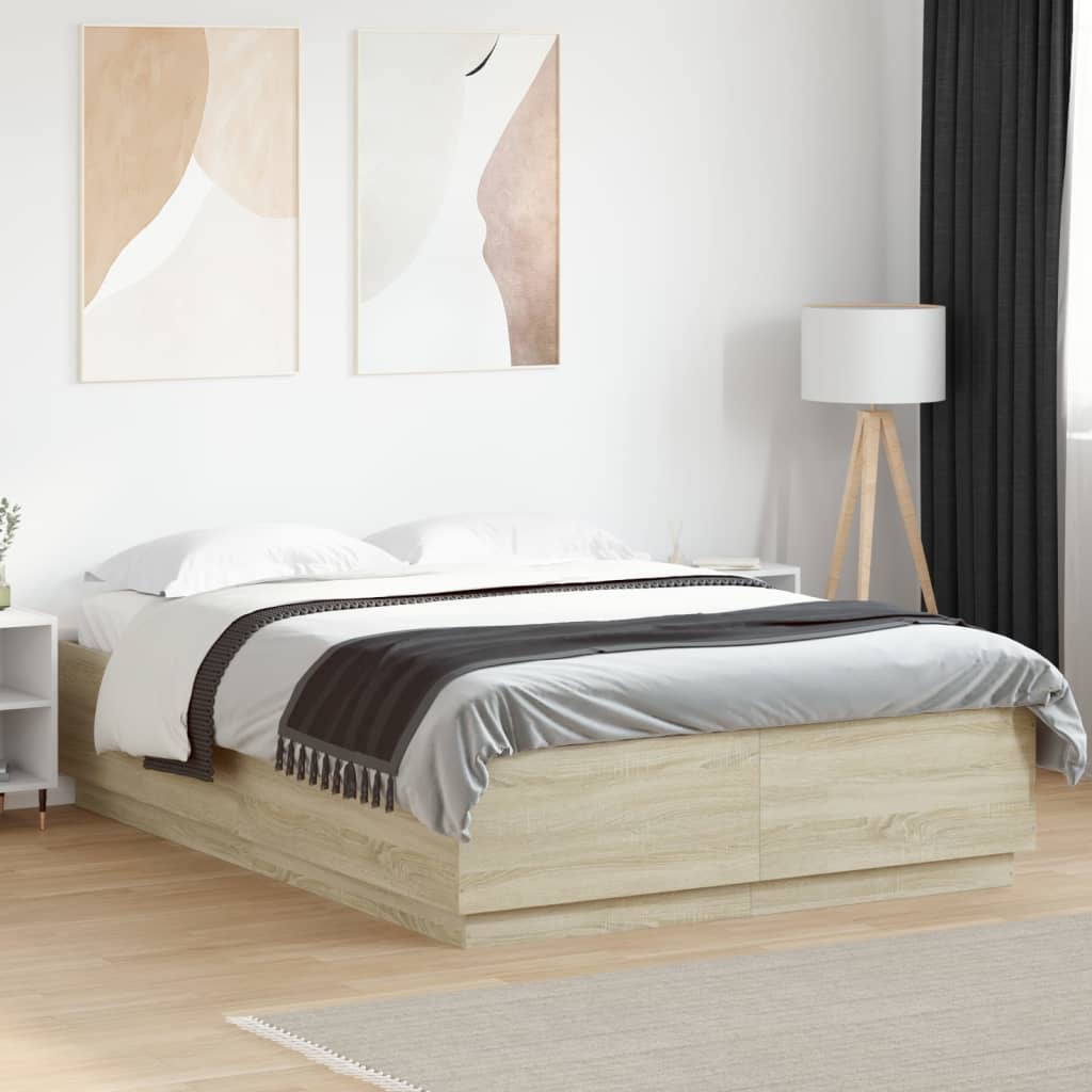 Bedframe Sonoma Oak 120x200cm