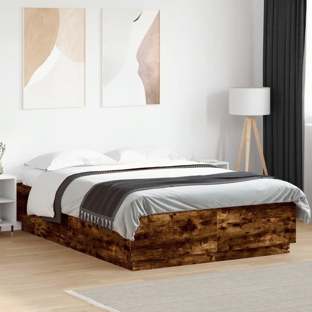 Bedframe Smoked Oak 120x200cm