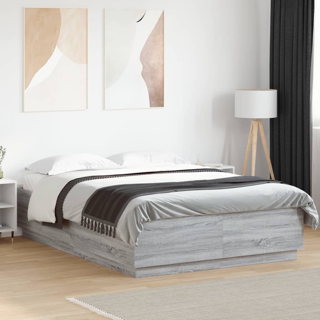 Bedframe Grey Sonoma 120x200cm