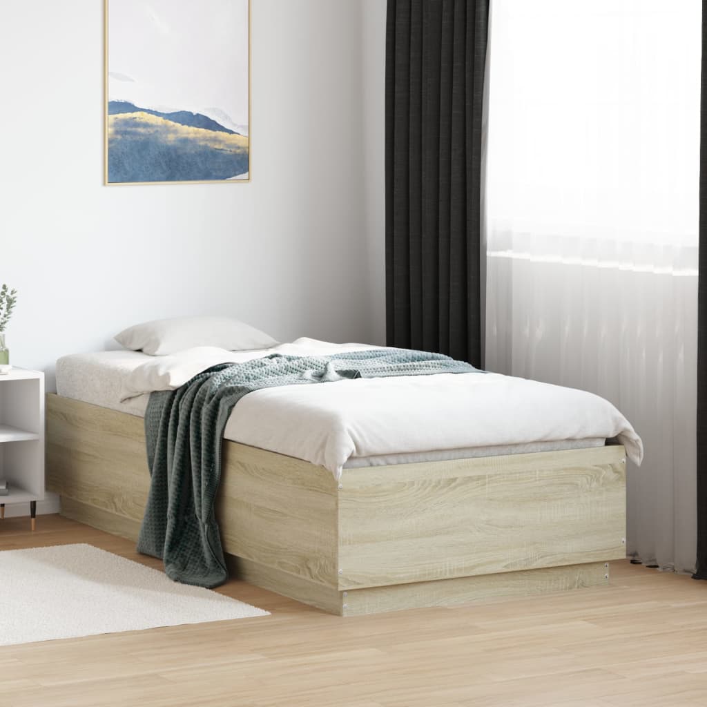 Bedframe Sonoma Oak 90x190cm Single