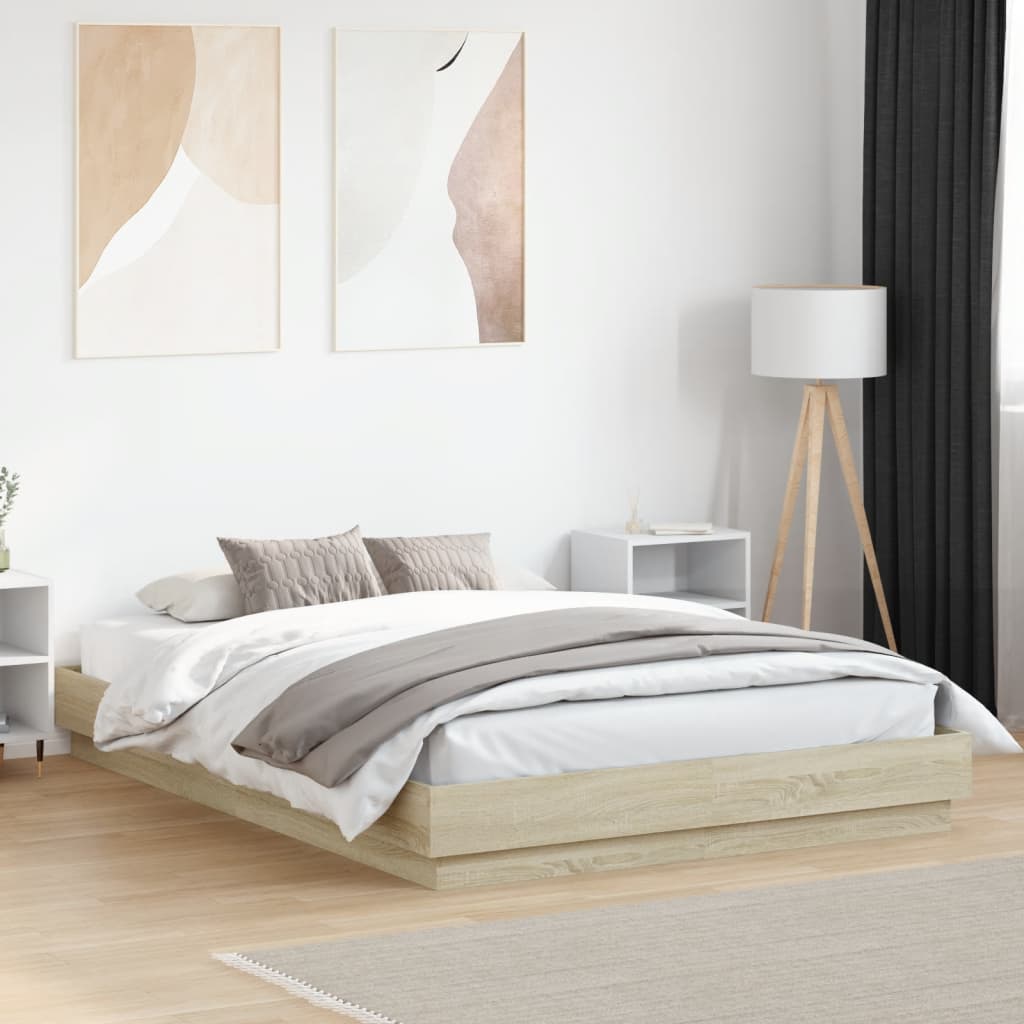 Bedframe Sonoma Oak 150x200cm King Size