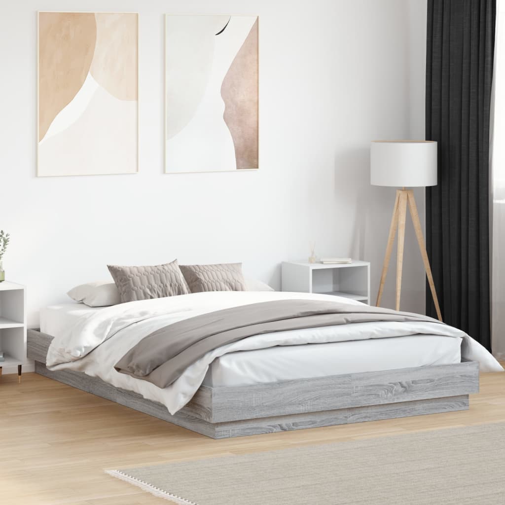 Bedframe Grey Sonoma 150x200cm King Size