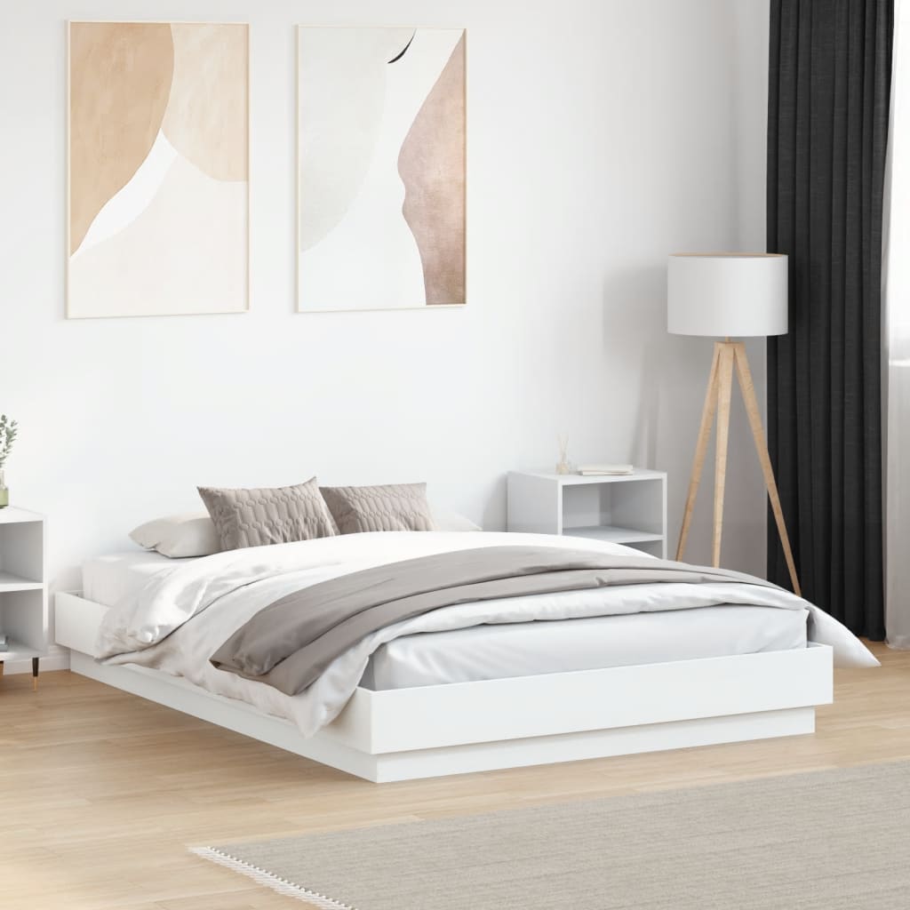Bedframe White 120x190cm Small Double