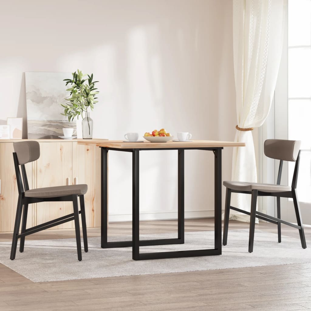Dining Table Legs O-Frame 60x60x73 cm Steel