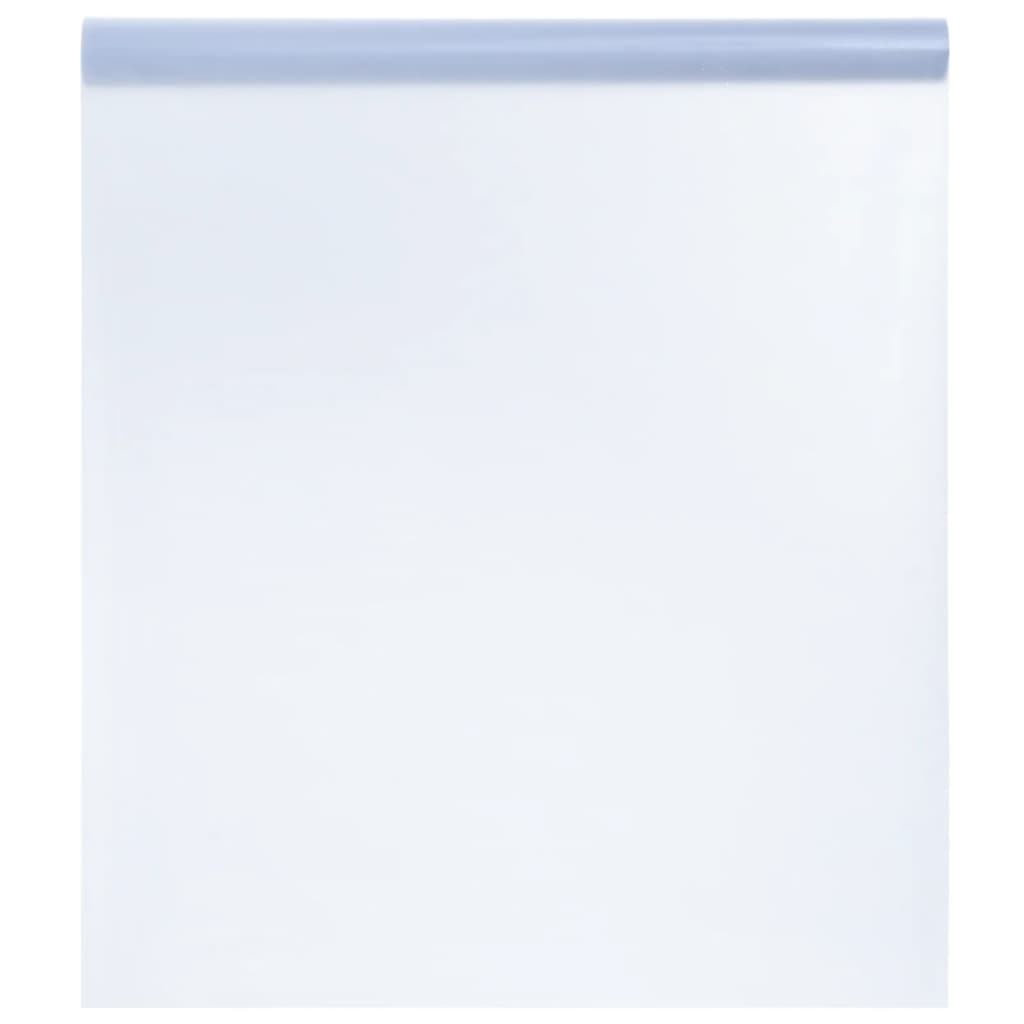 Window Film Static Frosted Transparent Grey 90x2000 cm PVC