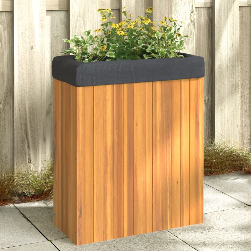 Garden Planter 59x27.5x70 cm Solid Wood Acacia