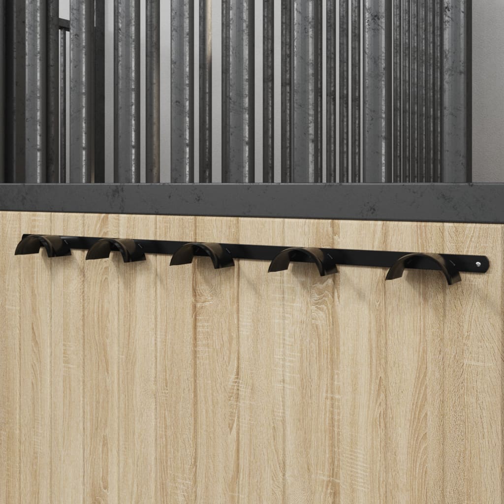 Bridle Hanger for 5 Bridles Black Iron