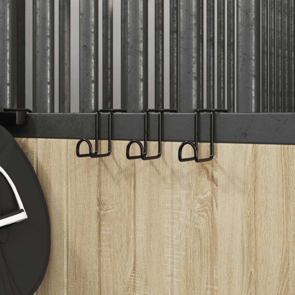 Bridle Hangers 3 Pieces Black Steel
