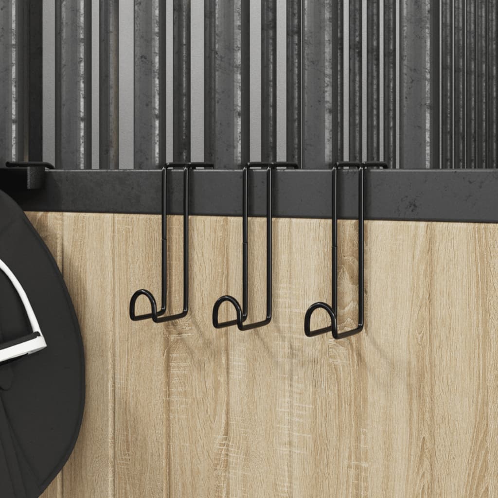 Bridle Hangers 3 Pieces Black Steel