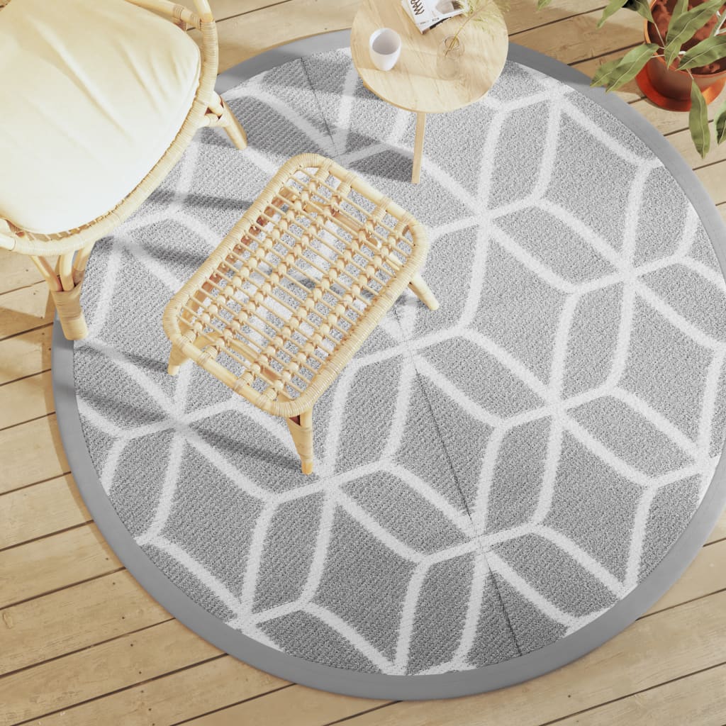 Outdoor Carpet ARAKIL Grey 160 cm PP