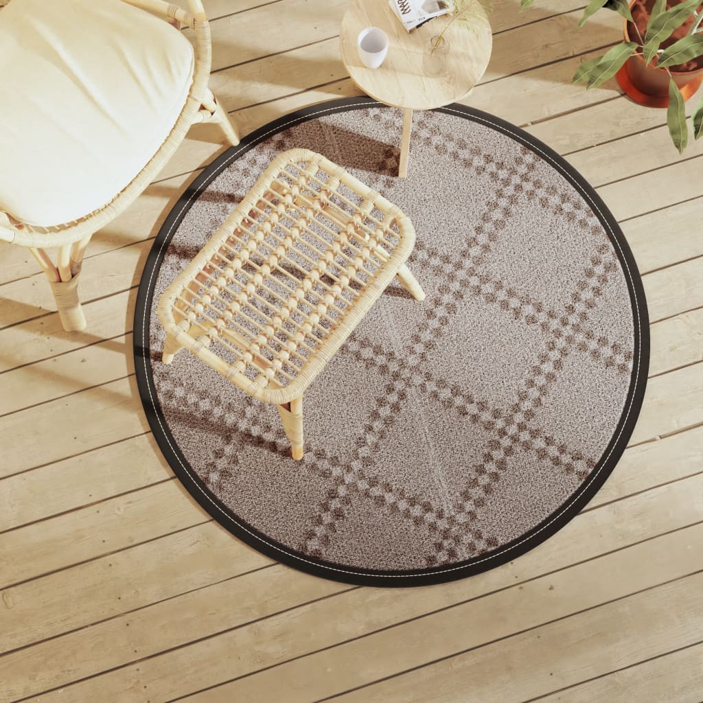 Outdoor Carpet ARAKIL Brown 120 cm PP