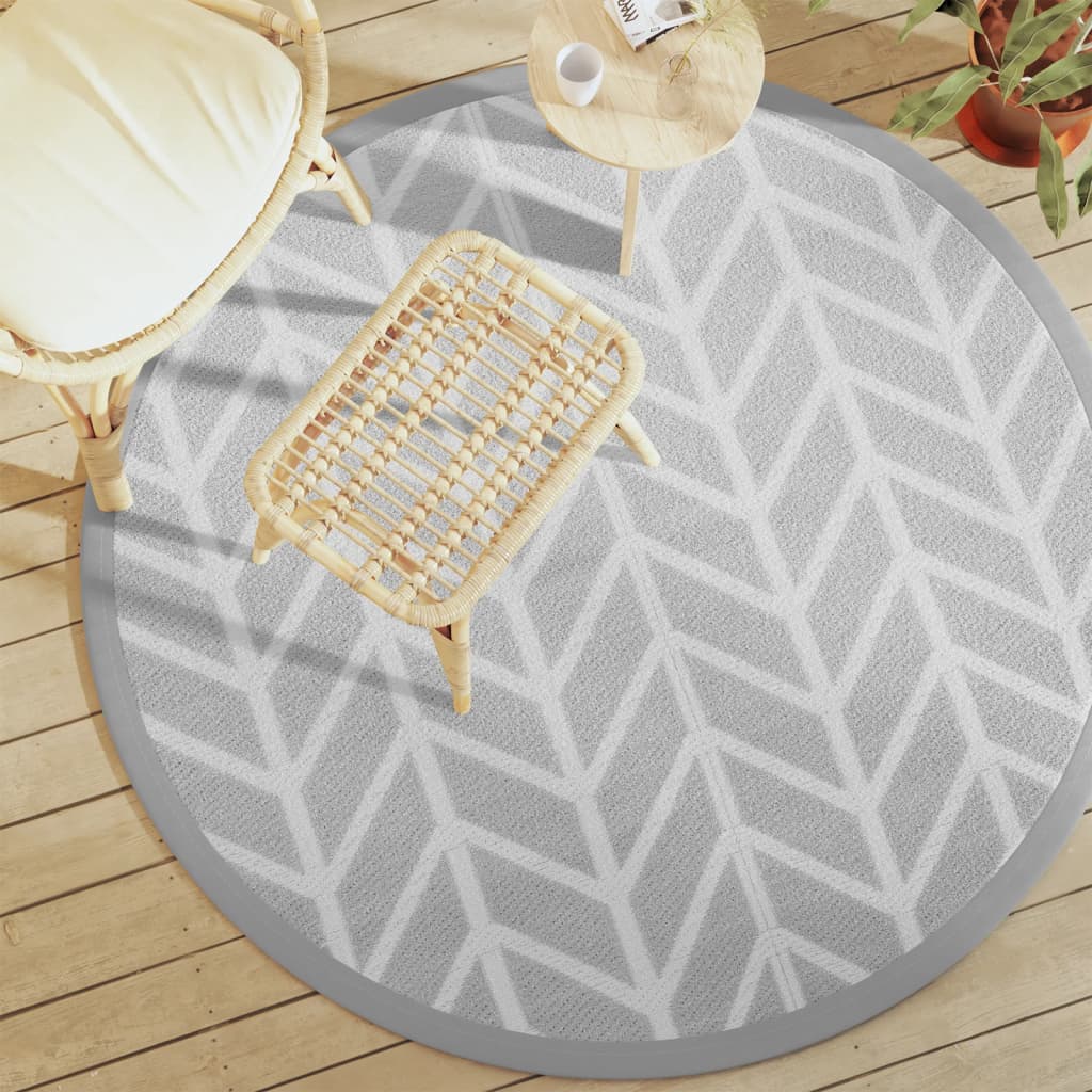 Outdoor Carpet ARAKIL Grey 160 cm PP