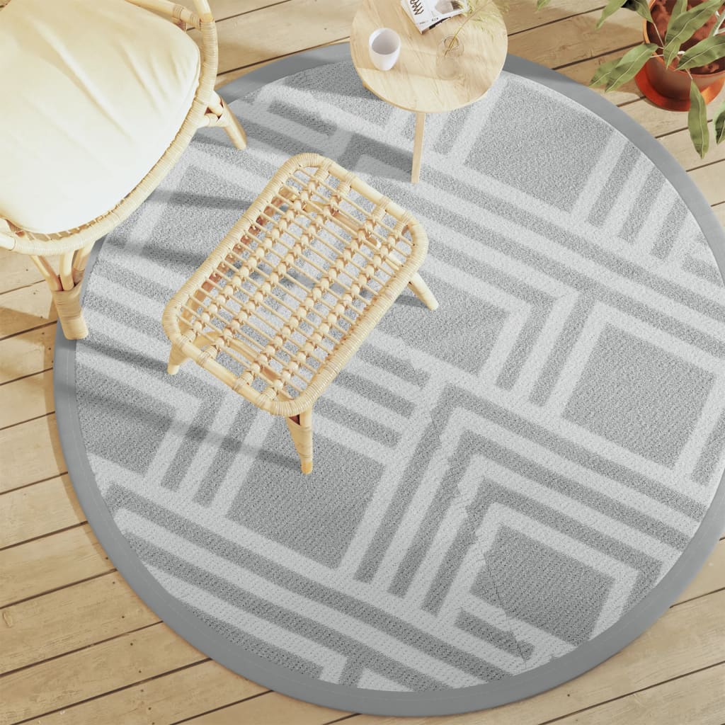 Outdoor Carpet ARAKIL Grey 160 cm PP