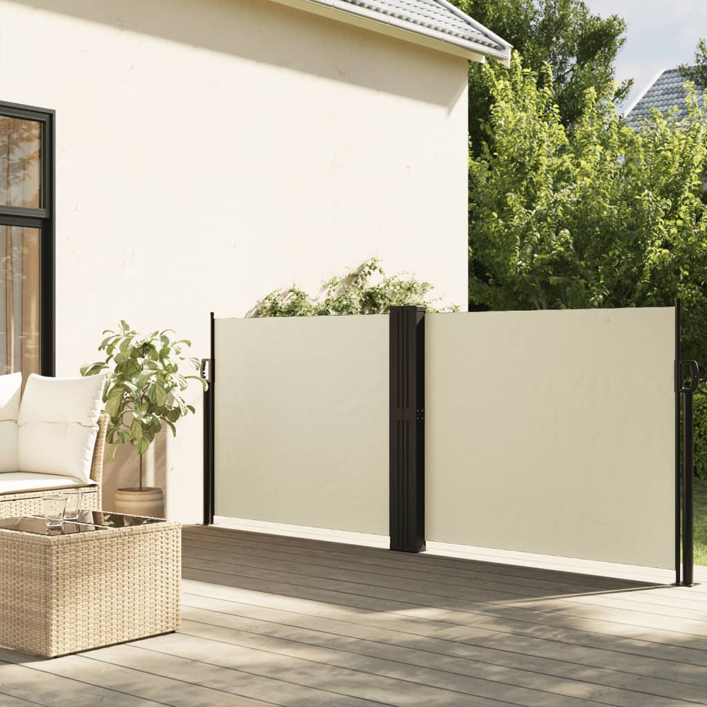 Retractable Side Awning Cream 120x1000cm