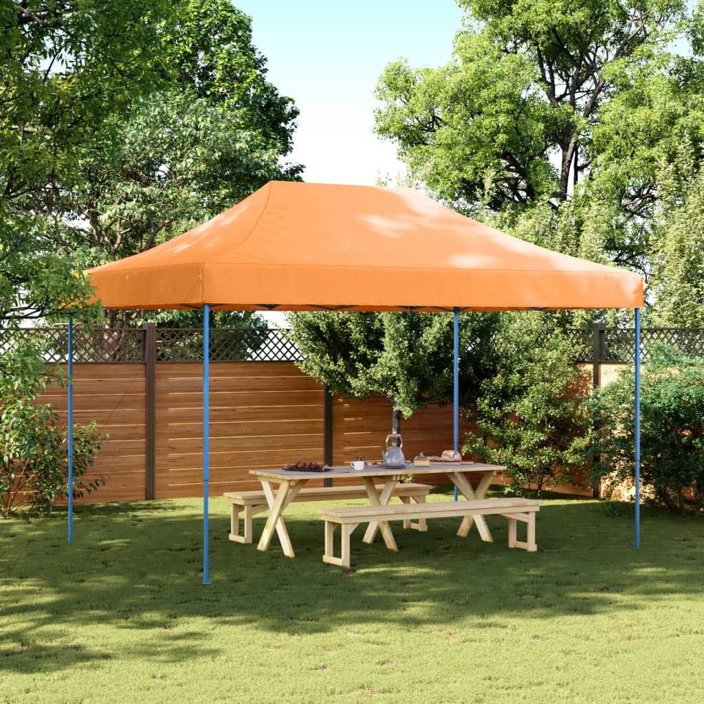 MOWICK Foldable Party Tent Pop-Up 410x279x315 cm - Orange