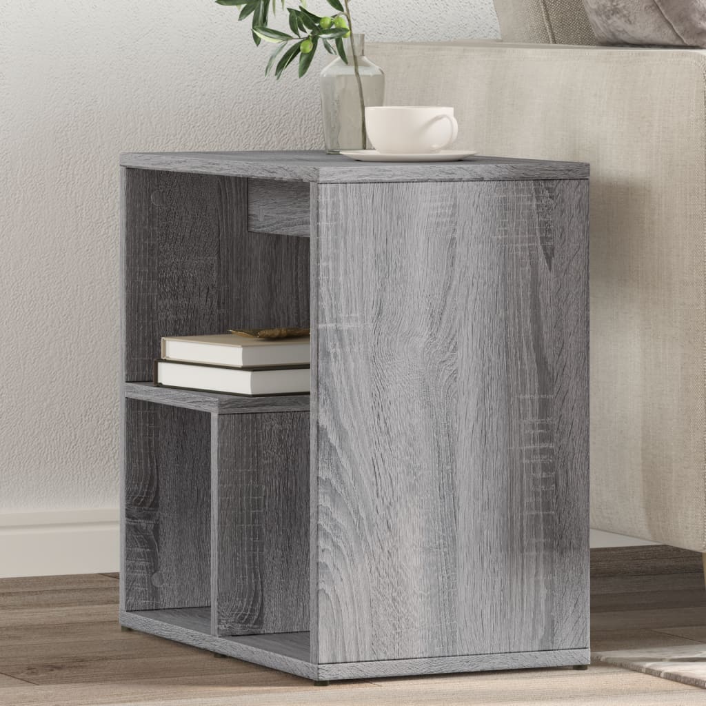 Side Tables 2 pcs Grey Sonoma 50x30x50 cm Engineered Wood