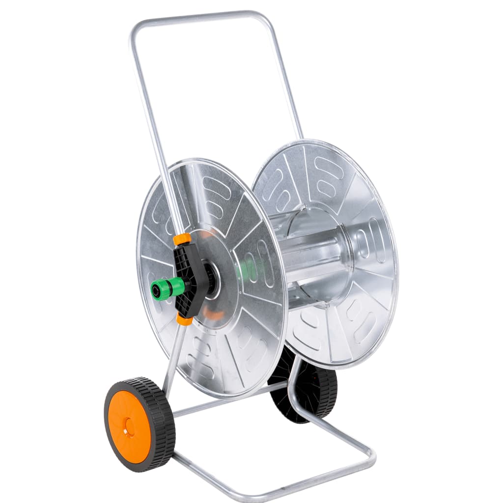 FAEBRO Hose Reel Cart for 110 m 1/2 Inch or 80 m 3/4 Inch Hose Steel