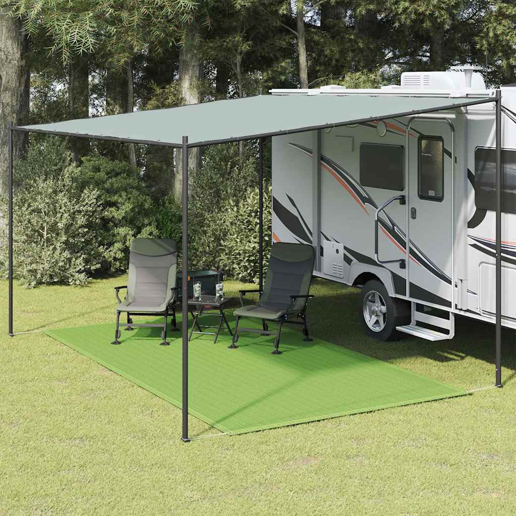 HORIDG Tent Carpet Light 250x350 cm HDPE - Green