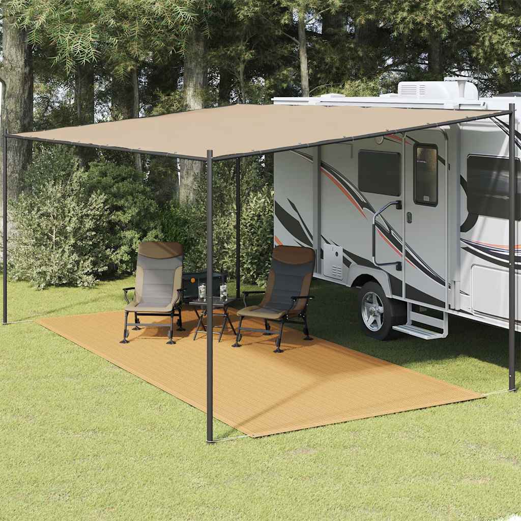 FLECOVE Tent Carpet Sand 250x500 cm HDPE
