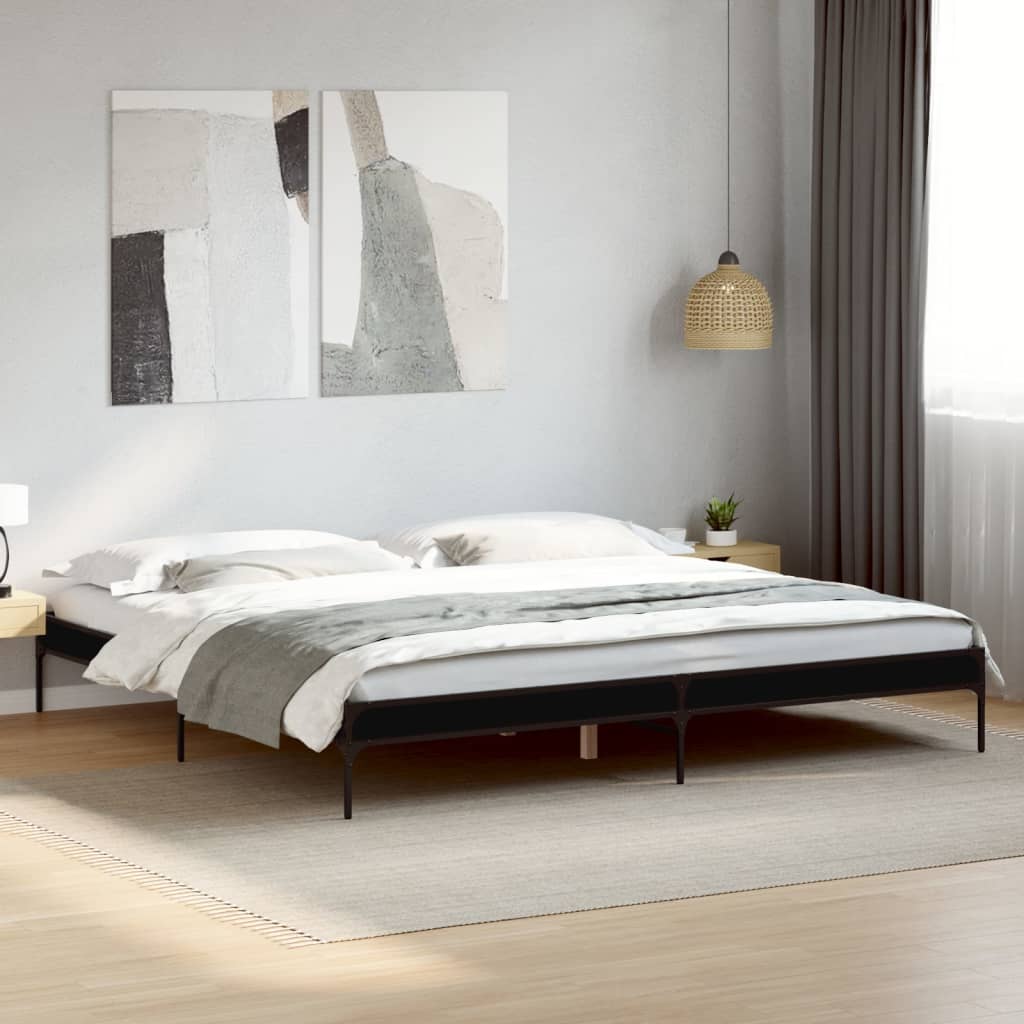 Bedframe Black 200x200cm