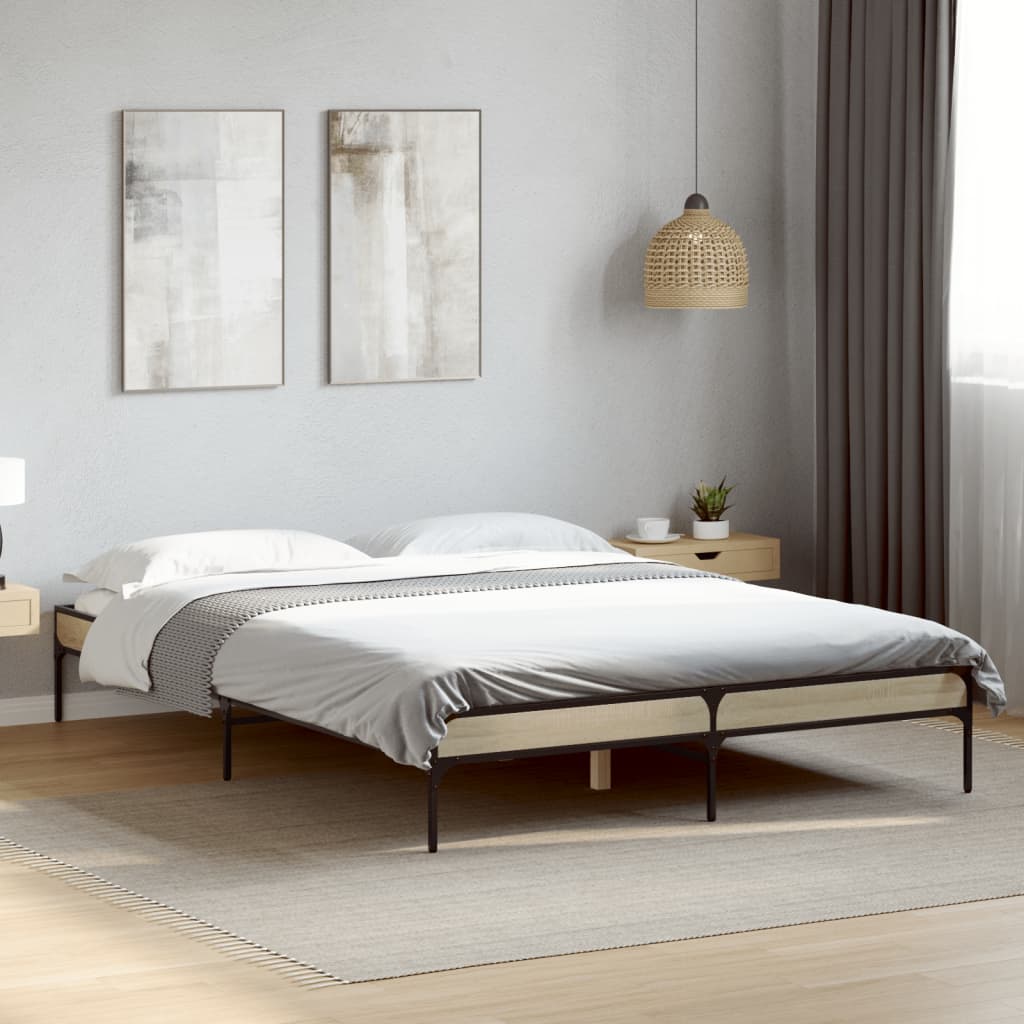 Bedframe Sonoma Oak 120x200cm