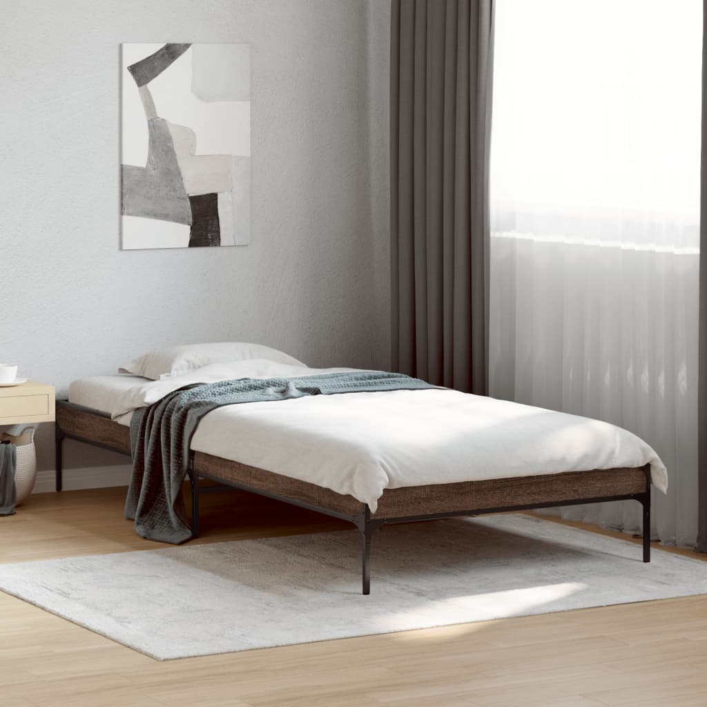 Bedframe Brown Oak 90x190cm Single