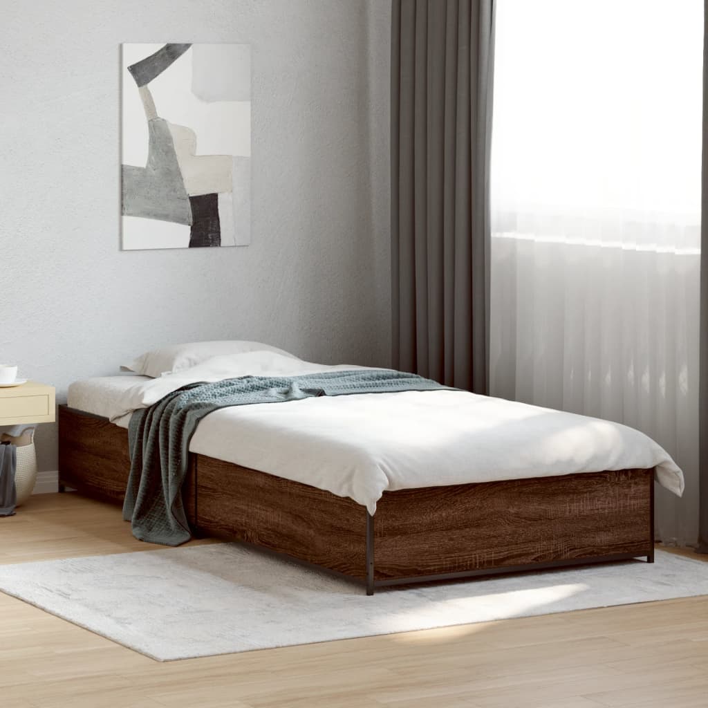 Bedframe Brown Oak 90x190cm Single