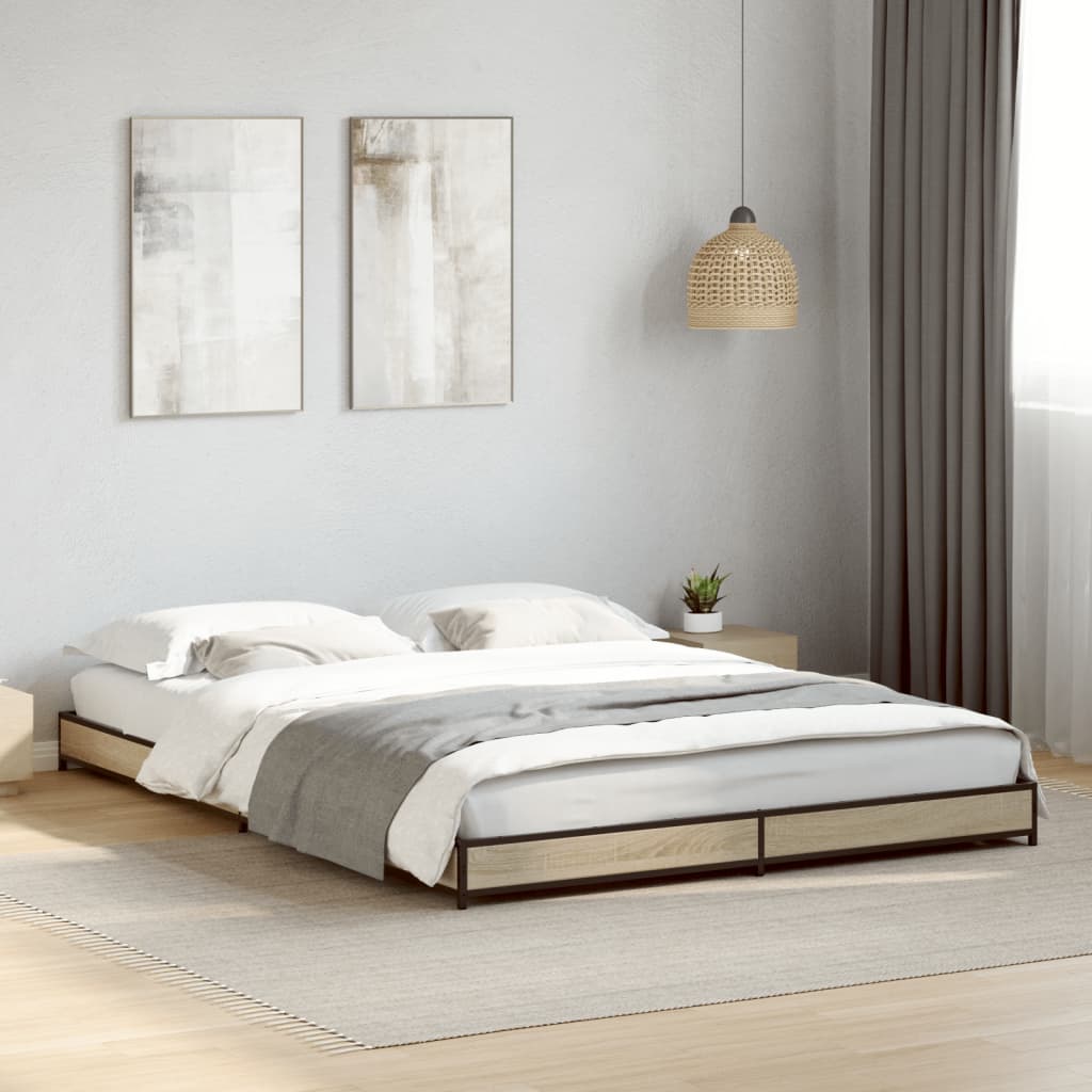 Bedframe Sonoma Oak 120x200cm