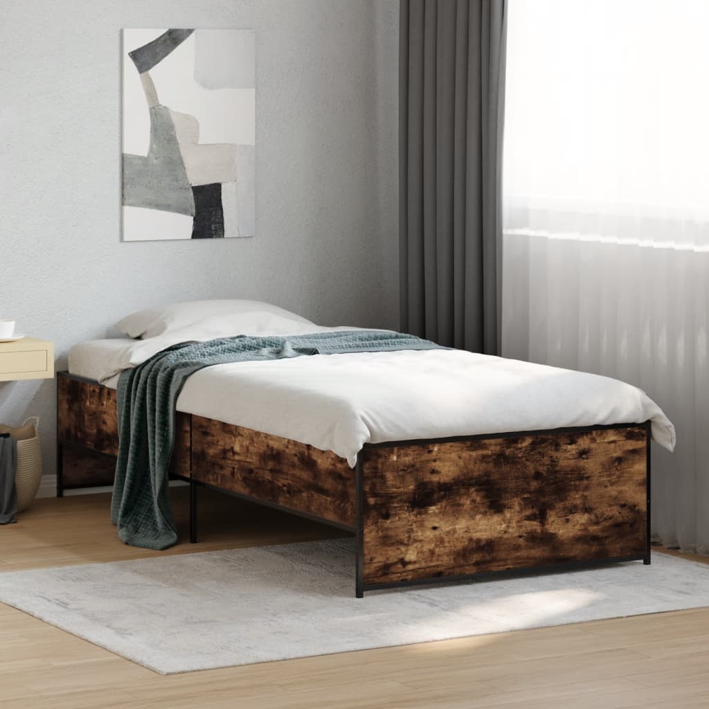 Bedframe Smoked Oak 75x190cm Small Single