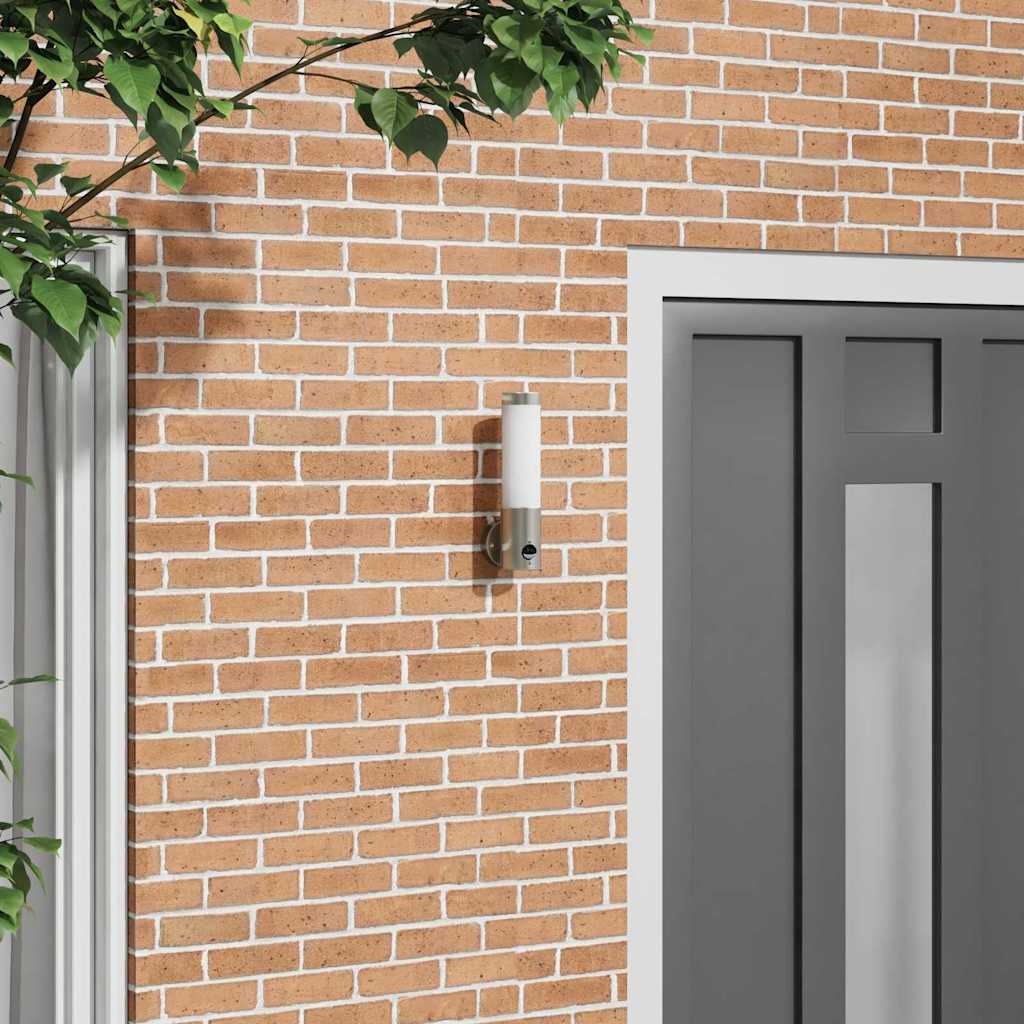 TONGLEN Outdoor Wall Light 12x7.5x29 cm Stainless Steel - Silver
