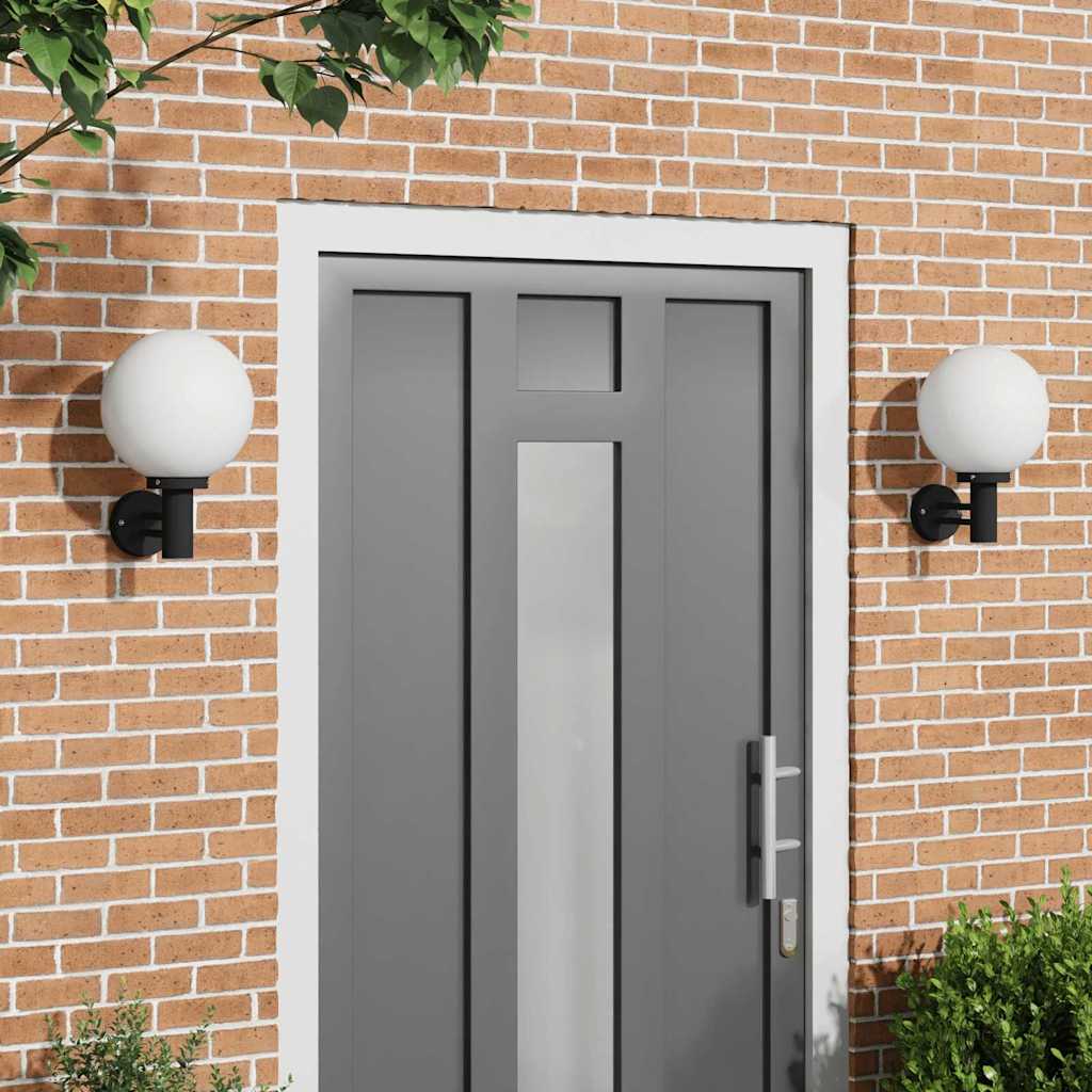 TONGLEN Outdoor Wall Light 2 pcs 28x25x38 cm - Black