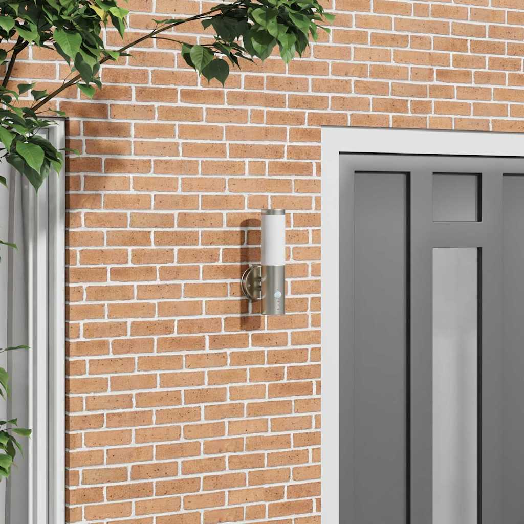 TONGLEN Outdoor Wall Light 15x7.5x33 cm - Silver