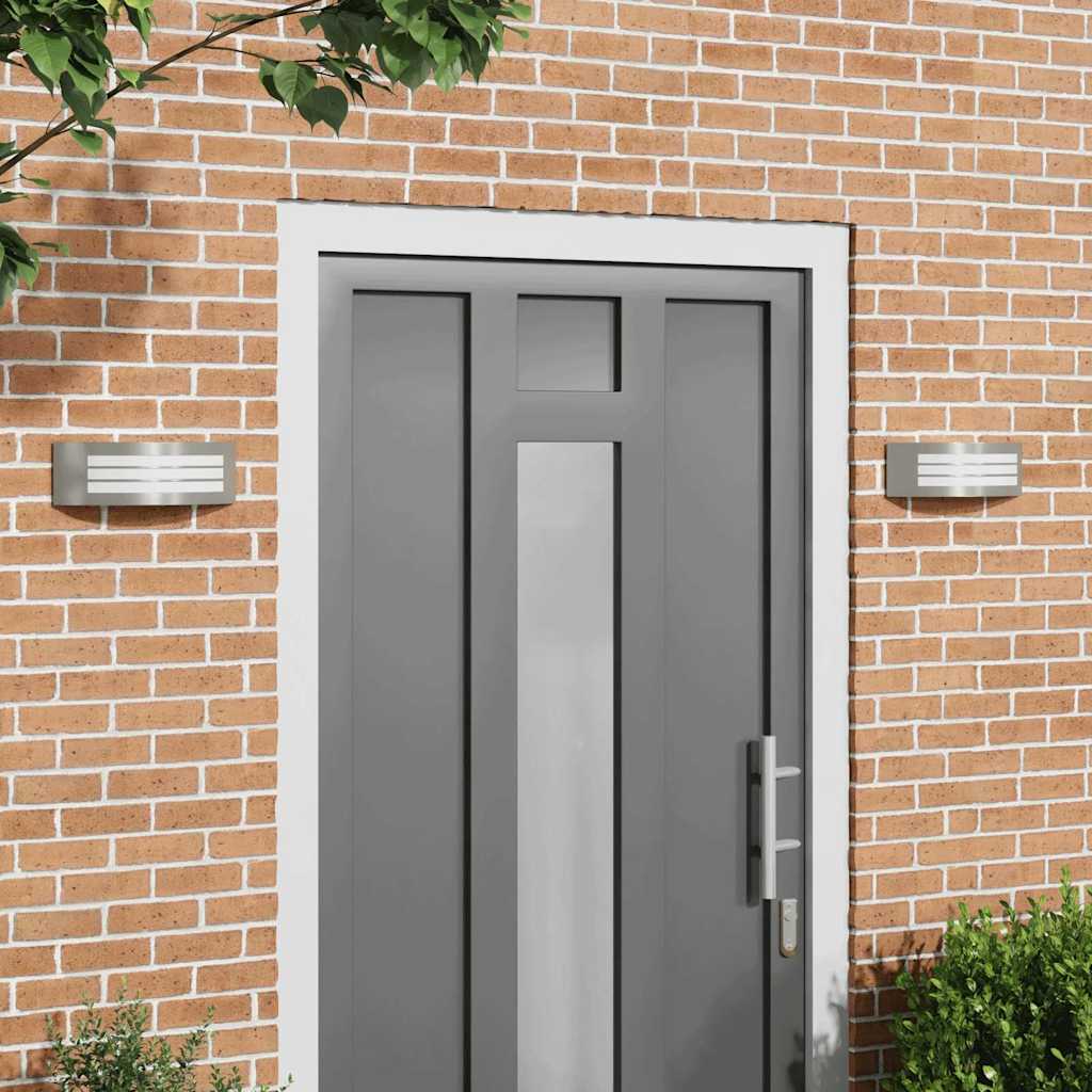 TONGLEN Outdoor Wall Light 2 pcs 32x10x10 cm - Silver