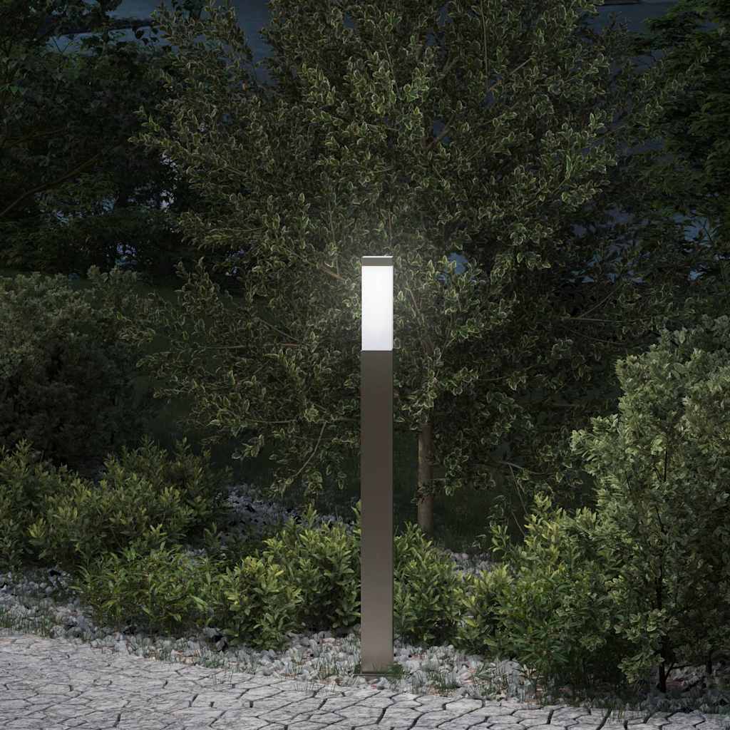TONGLEN Bollard Light 80 cm Stainless IP44 Steel
