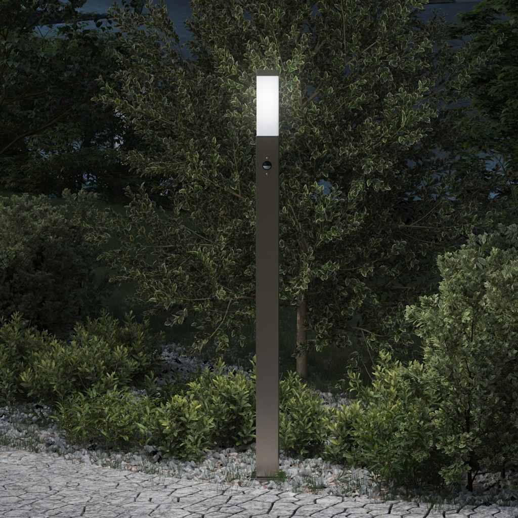 TONGLEN Bollard Light with Sensor 110 cm Stainless IP44 Steel