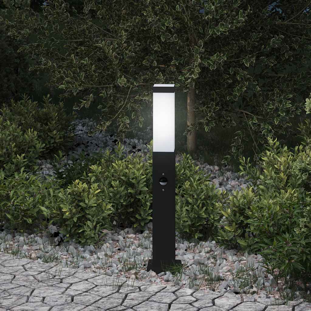 TONGLEN Bollard Light with Sensor 50 cm IP44 - Black