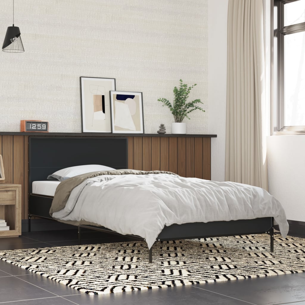 Bedframe Black 75x190cm Small Single