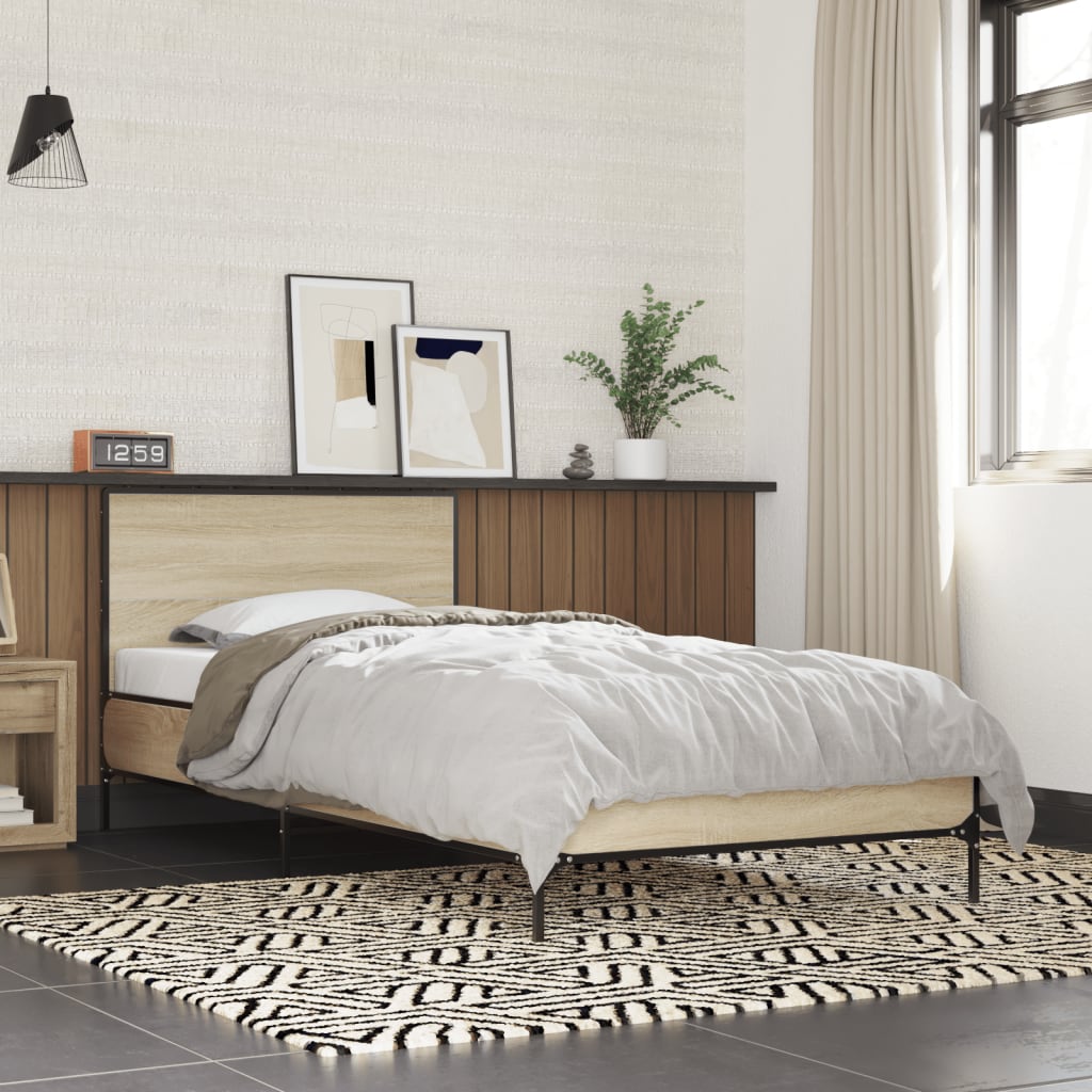 Bedframe Sonoma Oak 75x190cm Small Single